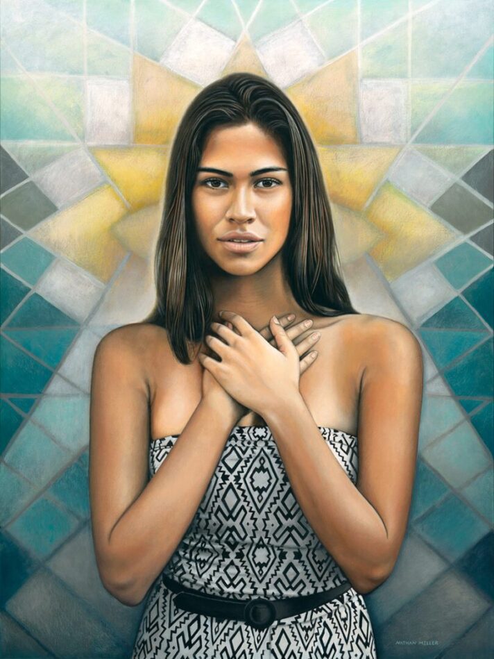 Portrait of a Young Woman - Art by Nathan Miller