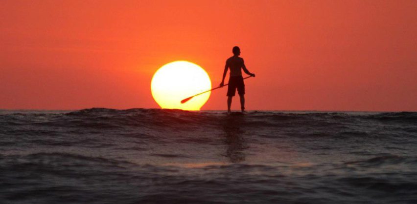 Paddle board Sunset