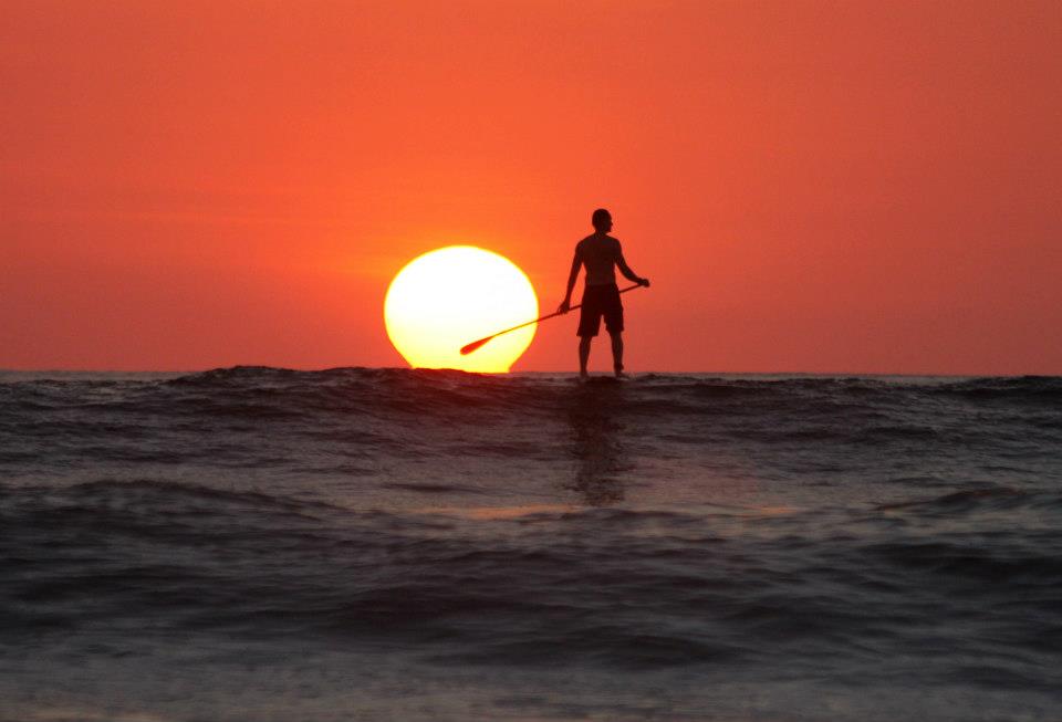 Paddle board Sunset