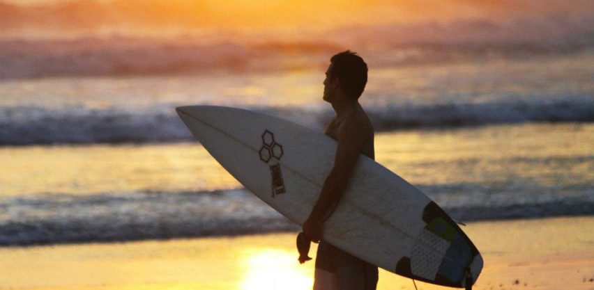 Surfer at Sunset