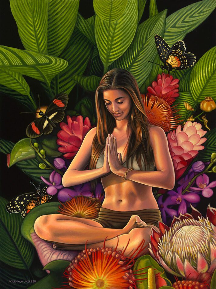 Namaste - Art by Nathan Miller