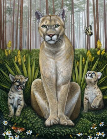 Florida Panther Painting - Nathan Miller Fine Art